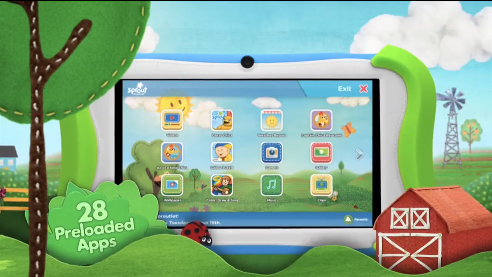 Parents and Kids Share Together Sprout Channel Cubby