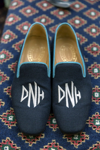 Monogrammed Groom Shoes