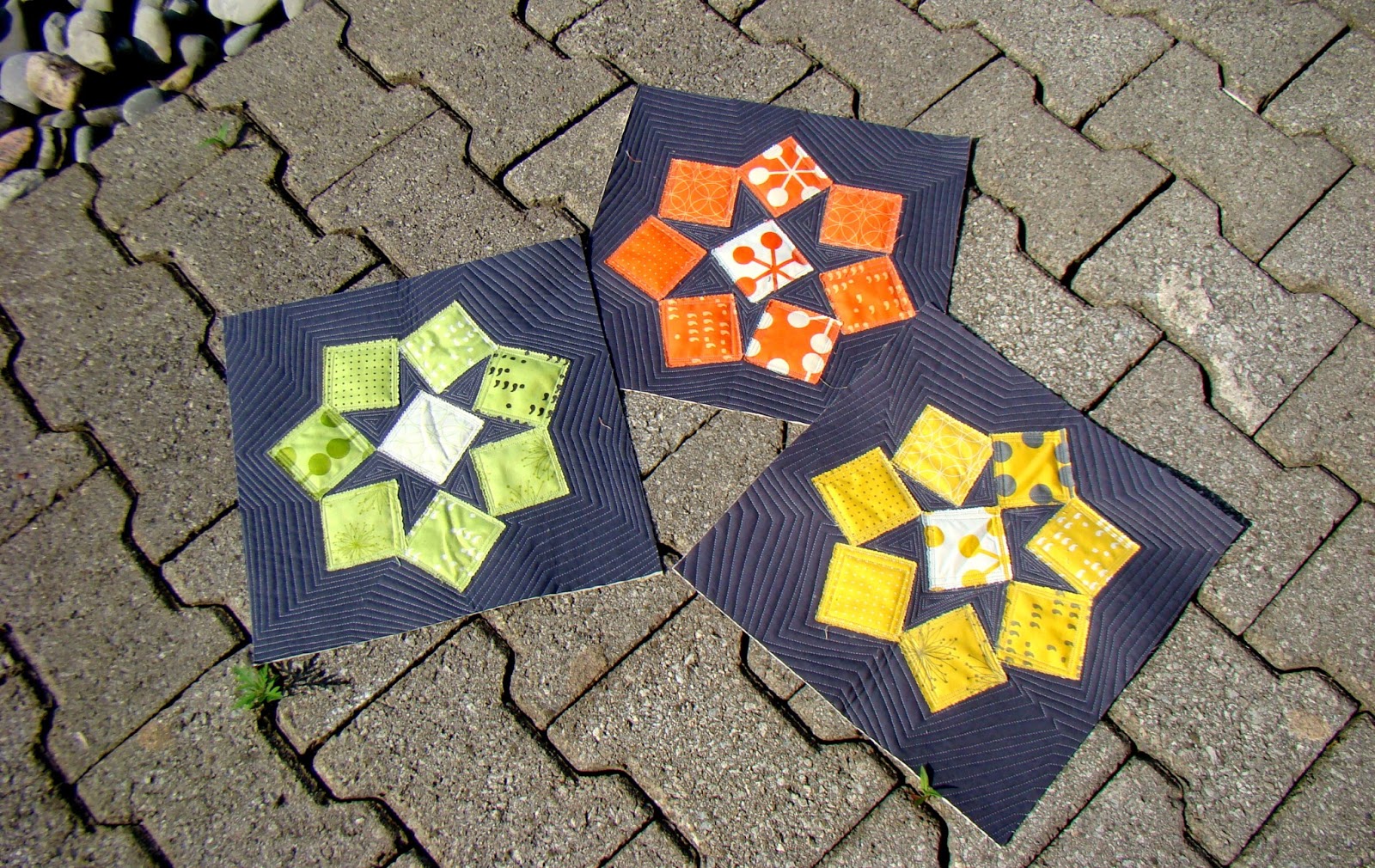 Happy Turtle: More Scrabble Star Blocks