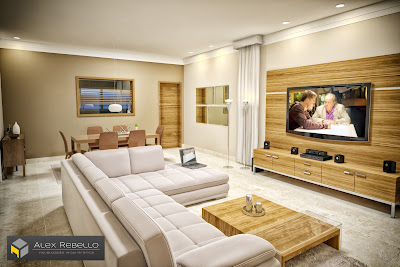 desain interior ruang keluarga