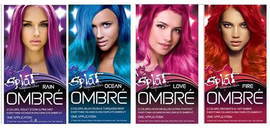 7 Kids And Us Splat Hair Chalk And Ombre Collection