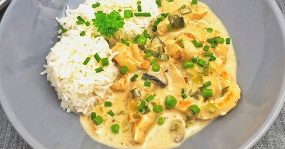 Gyrosgeschnetzeltes in Schmandsoße mit Reis | New Recipe 2