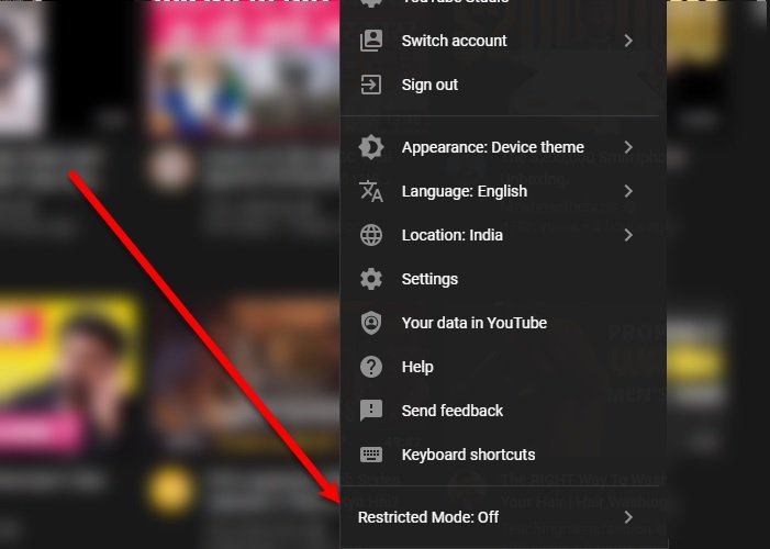 Включить и отключить ограниченный режим YouTube в Microsoft Edge