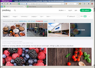 Tangkapan layar Pixabay, yang menyediakan gambar gratis untuk Blogger