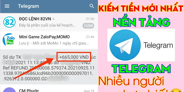 Hướng dẫn cách kiếm tiền online mới nhất từ Telegram, Minigame MoMo, Zalopay ai cũng làm được