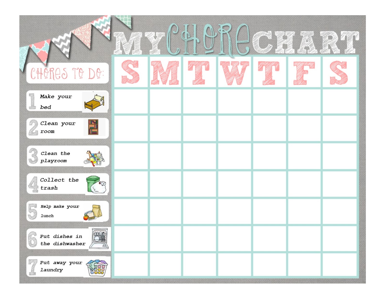 just-me-and-my-frugal-kitchen-chore-charts