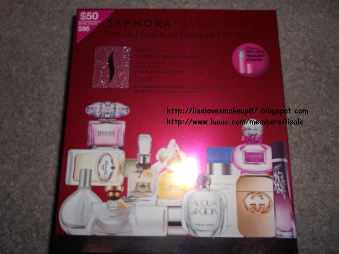 LisaLovesMakeup87 Review Sephora Deluxe Fragrance Sampler For Her