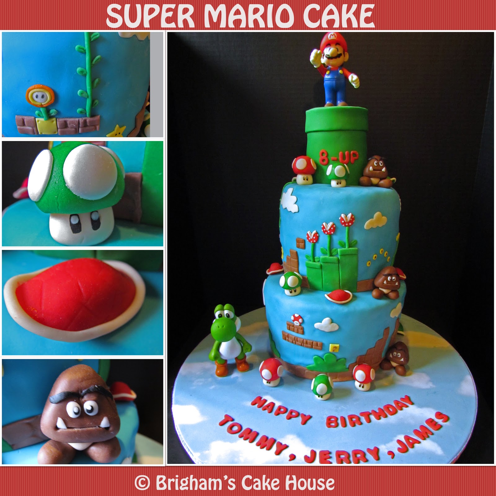 Brigham's Cake House: Super Mario Cake
