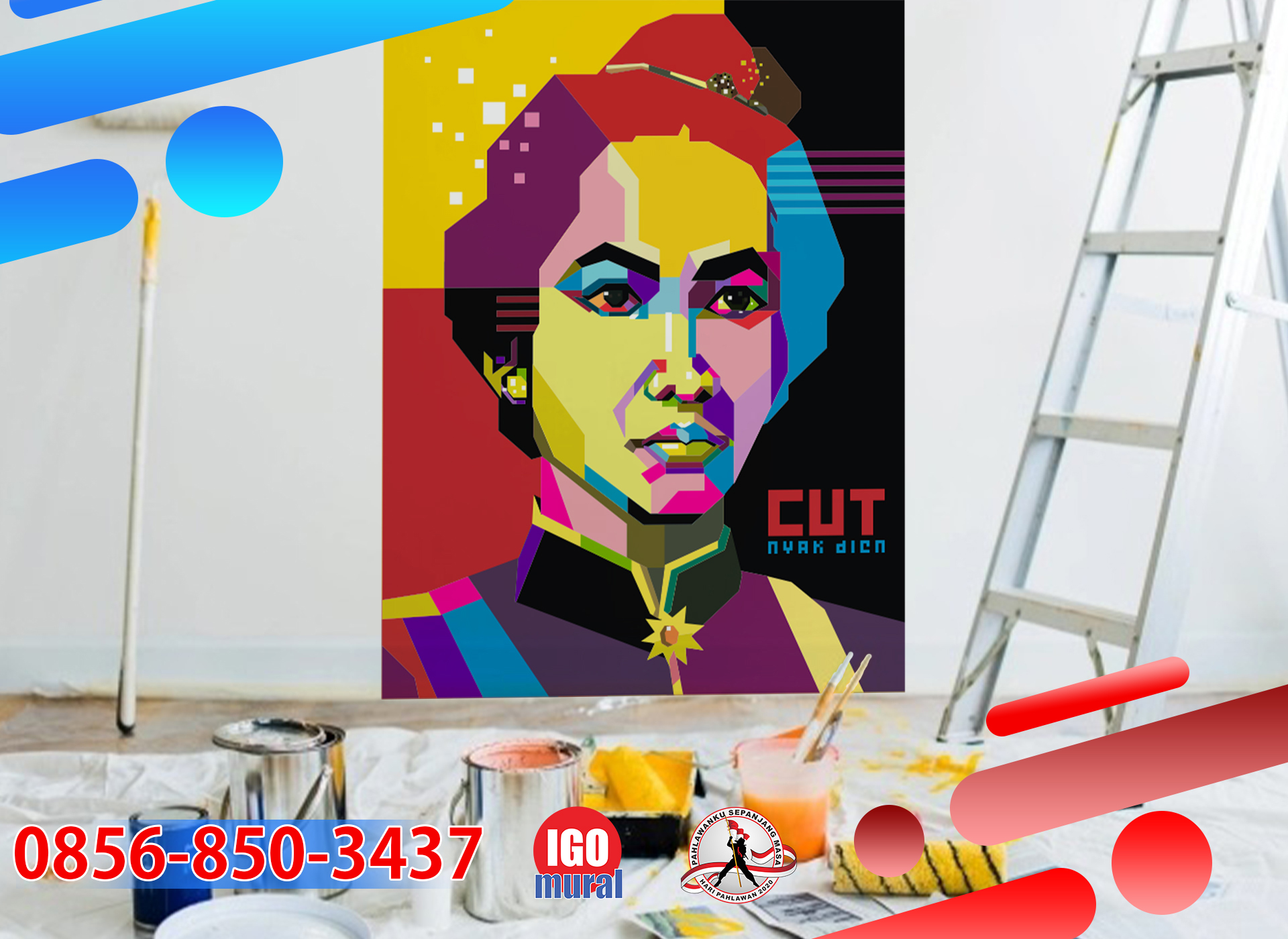 Contoh Gambar Mural Pahlawan yang Akan Menginspirasi