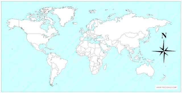 World Map AutoCAD Block Free Download