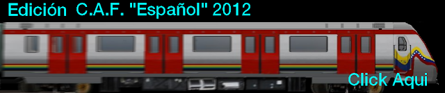Imagen del juego del metro de Caracas en una plataforma de simulación
