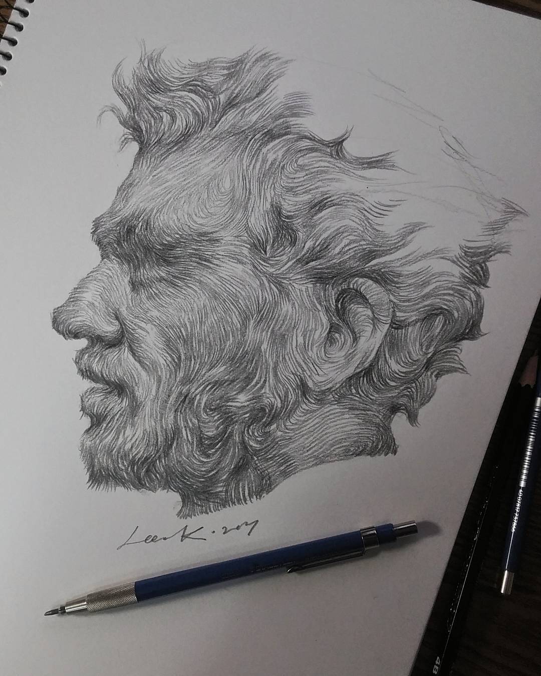 Awesome pencil drawing by lee.k.illust how to draw