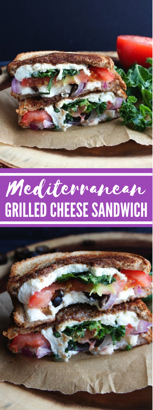 Mediterranean Grilled Cheese Sandwich #lunch #dinner