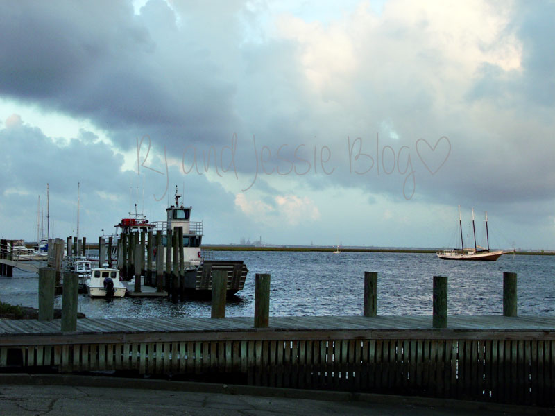 Waterfront in downtown St. Marys