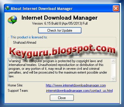 Keygen Idm
