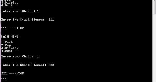 Computing for Beginners: C/C++ Program Implementing Stack Using Array