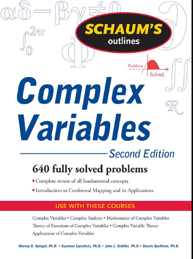 Schaum’s Outline of Complex Variables, 2nd Edition