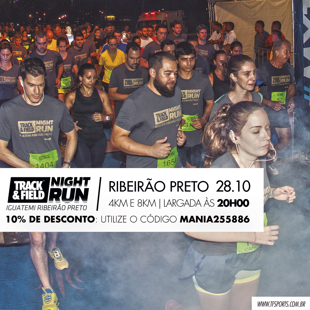 Inscrições para Track&Field Run Series Iguatemi Ribeirão Preto 2ª etapa