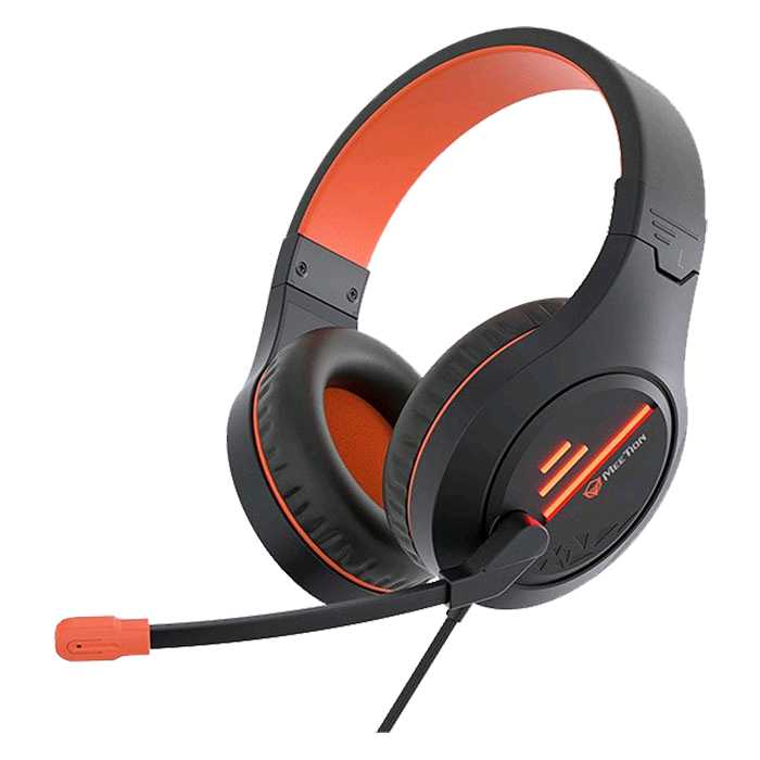 Headset Gaming Meetion MTHP021 Black Orange