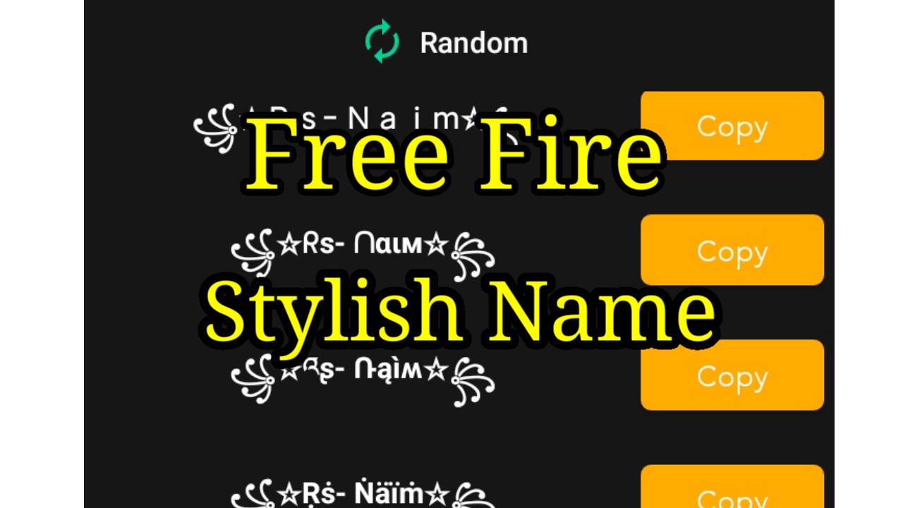 ফ্রী ফায়ার স্টাইলিশ নাম বাংলা 2022 Free Fire stylish name Bengali