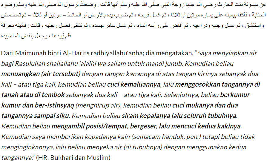 Doa Junub Nifas - Kata Kata Cinta