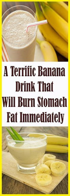 A Terrific Banana Drink That Will Burn Stomach Fat Immediately