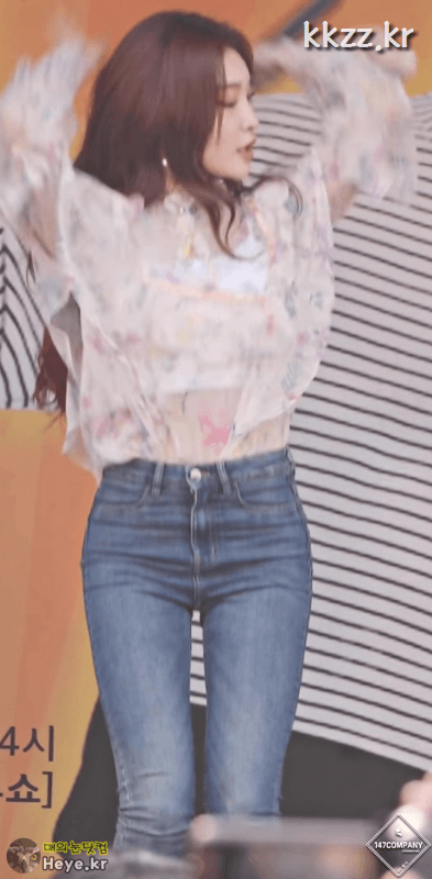 청하 청바지 바디라인