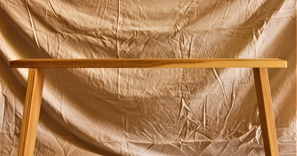 Märchenholz: Schmale Sitzbank