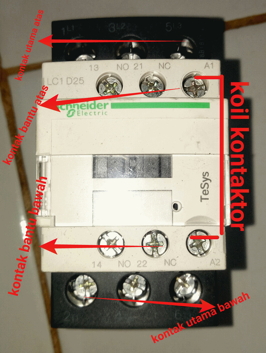 Cara cek kondisi kontaktor baik atau rusak TEKNIK