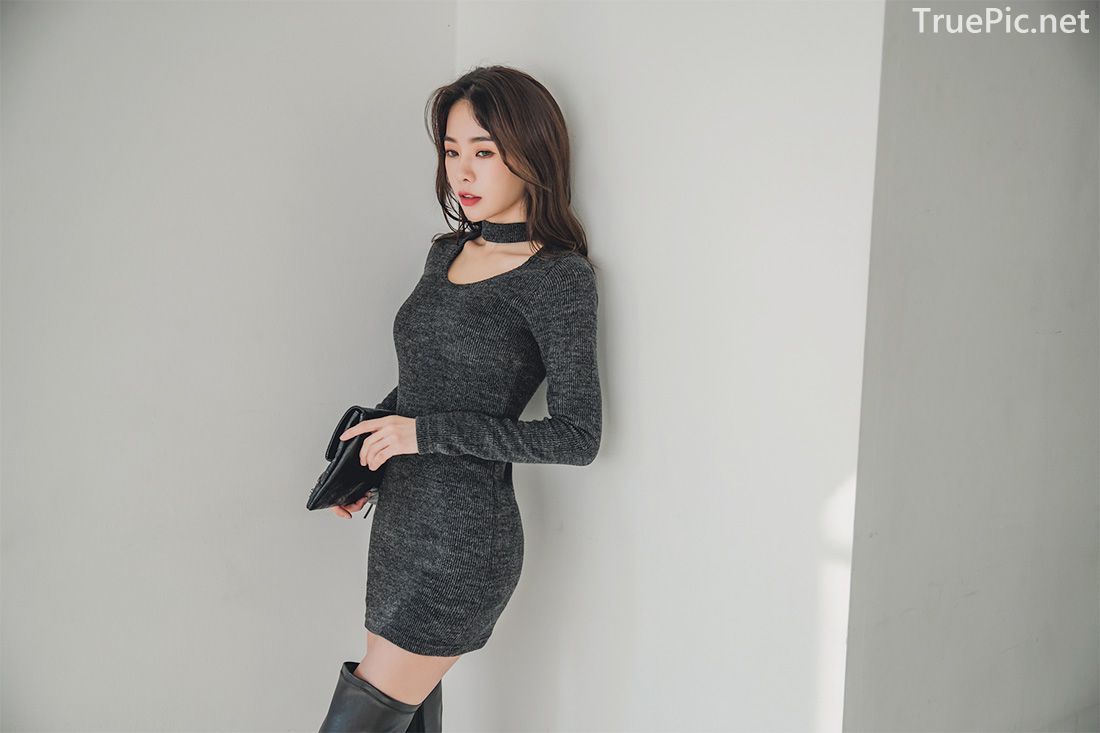 Korean fashion model - An Seo Rin - Woolen office dress collection - TruePic.net - Picture 15