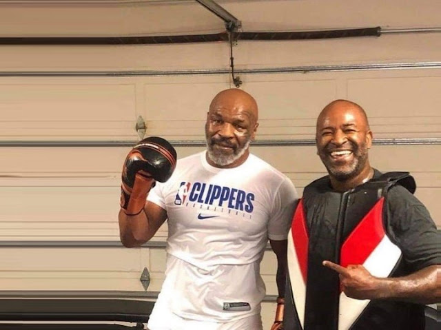 Mike Tyson training for return