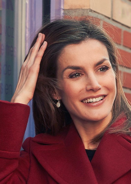 Queen Letizia attends a meeting at FEDER