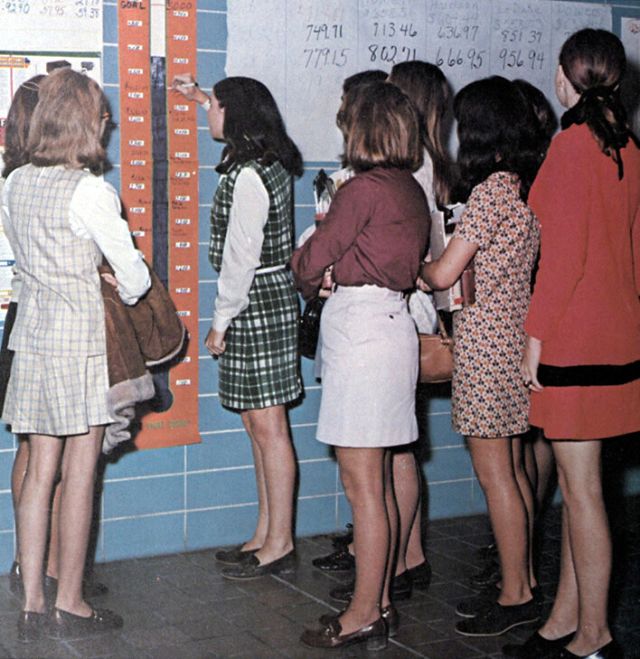 Vintage Photos High School in 1970s