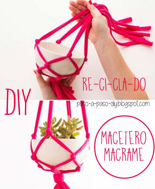 Cómo fabricar macetero en macramé / DIY