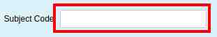 your subject code your subject code