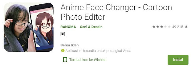 anime face changer