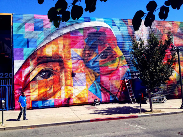 Second Street Art Mural By Brazilian Painter Eduardo Kobra In Los Angeles, USA. 4