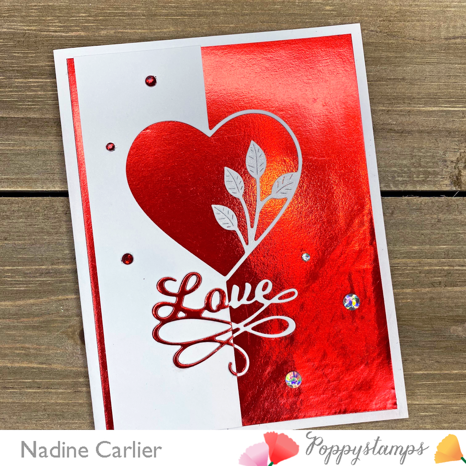 Valentine's Day Love Card Nadine Carlier