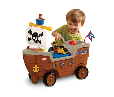 Little Tikes Play & Scoot Pirate Ship https://amzn.to/2ROZaWO