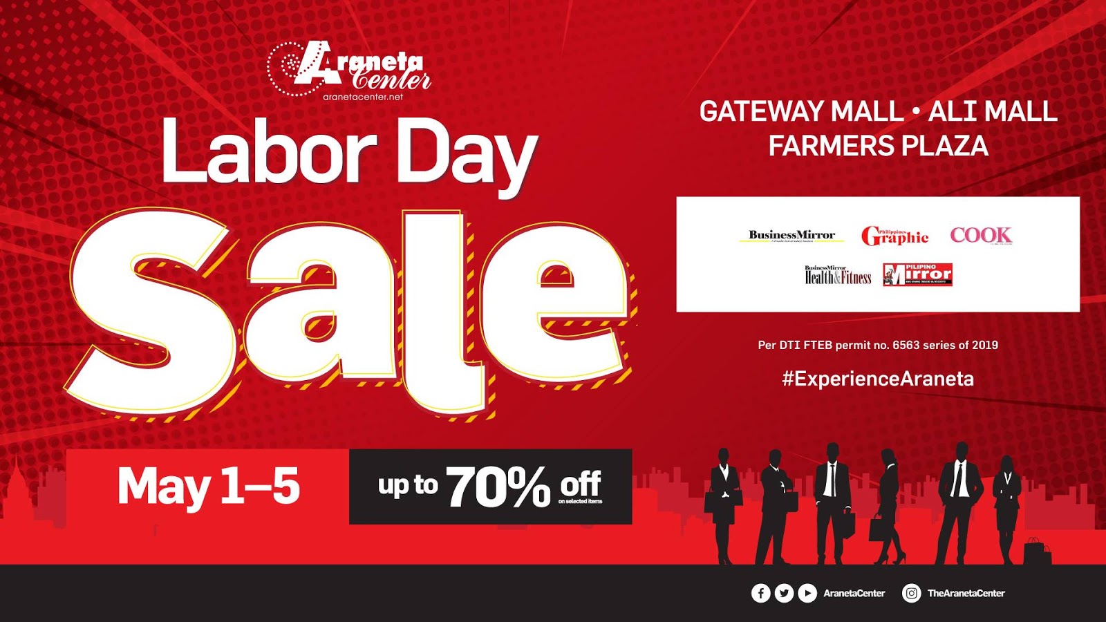 Manila Shopper Center Labor Day SALE 2019