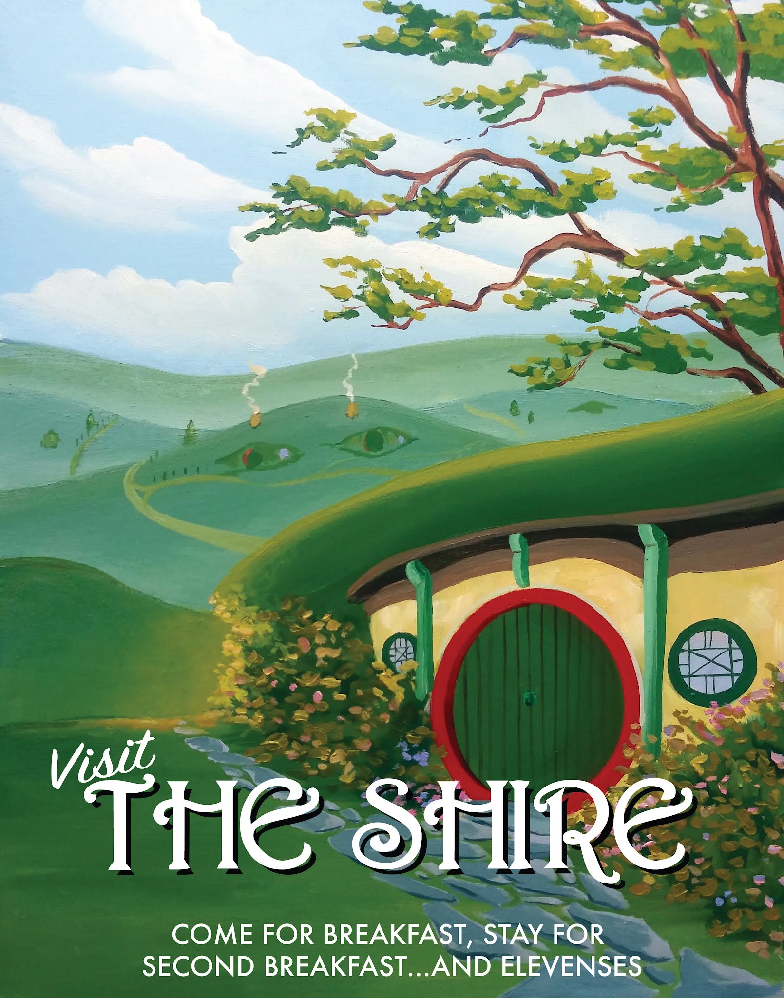 John Price Art Lord of the Rings Travel Posters