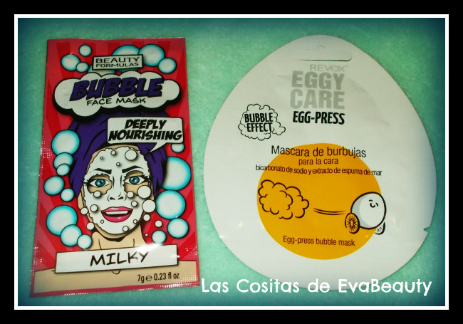 mascarilla facial burbujas beauty formulas y de huevo de Revox