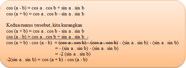 Rumus Perkalian Sinus Dan Cosinus Lengkap Beserta Contohnya