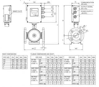 Fuji - FST Spool Piece Ultrasonic Flowmeter