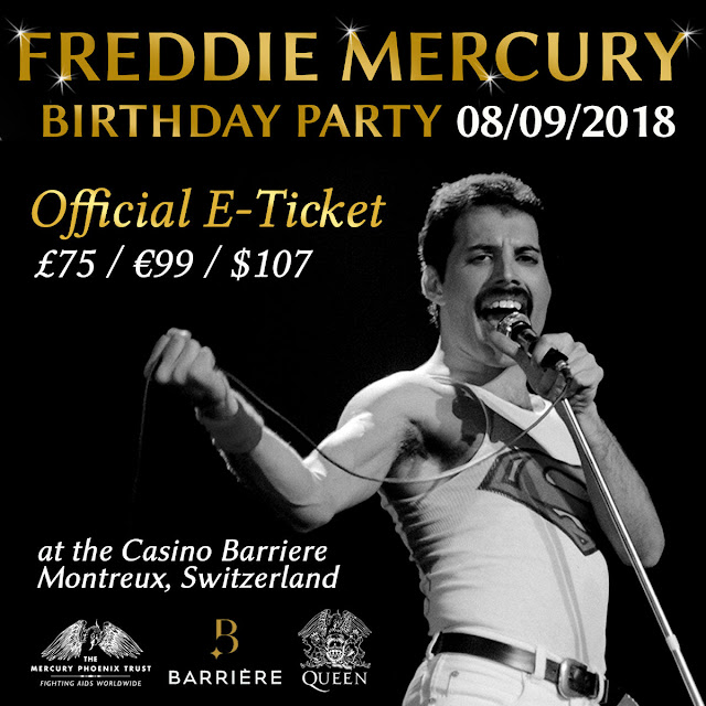 Online i biglietti per il Freddie Mercury Birthday Party di Montreux