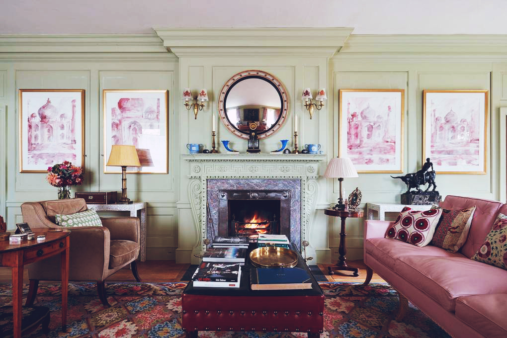 Décor Inspiration: A Warm & Art-Filled Queen Anne House in Herefordshire by Interior Decorator Edward Bulmer