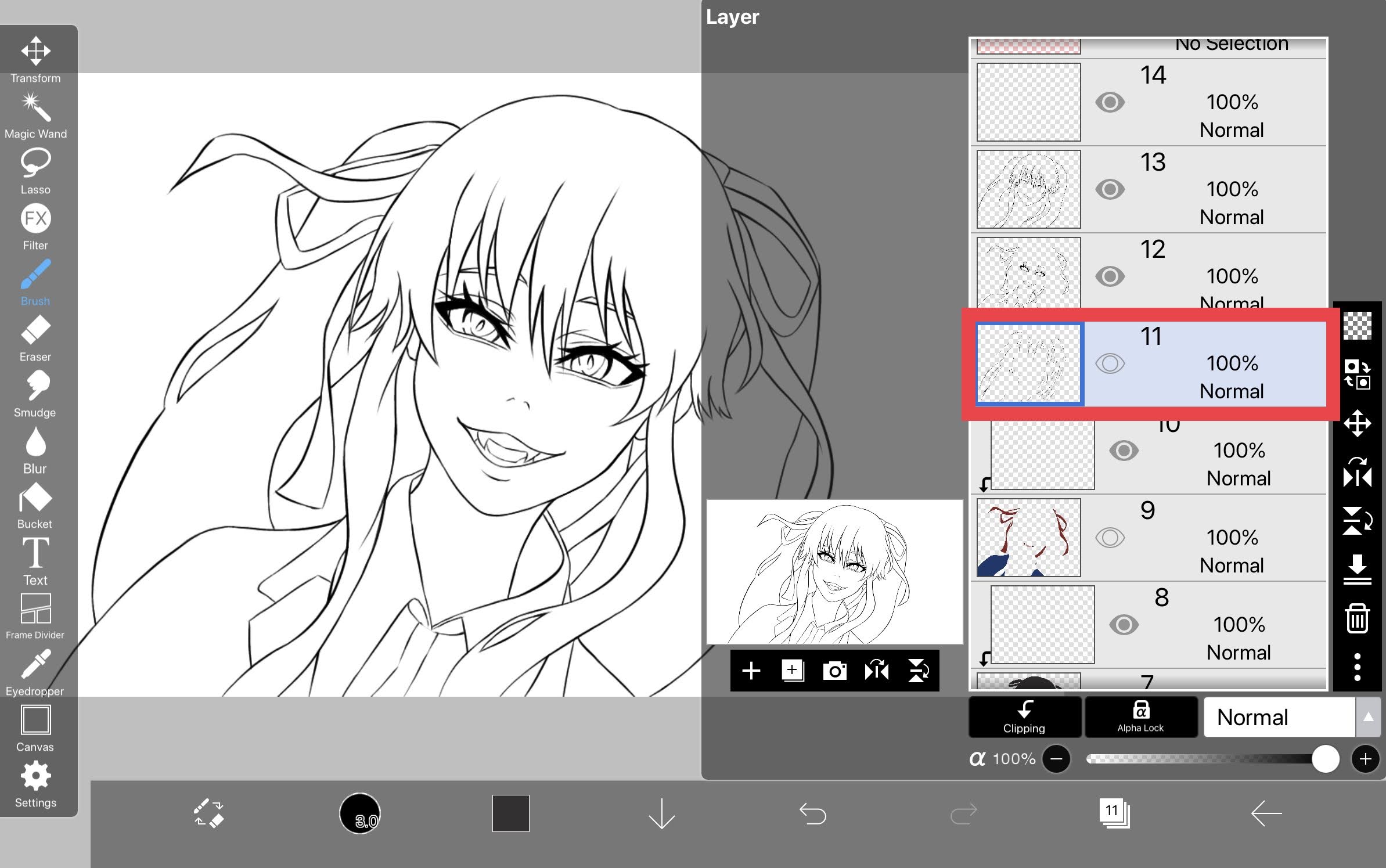 How to Use the Bucket Tool in ibisPaint X