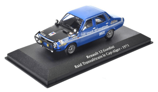 la saga gordini, renault 12 gordini raid transafricain le cap alger