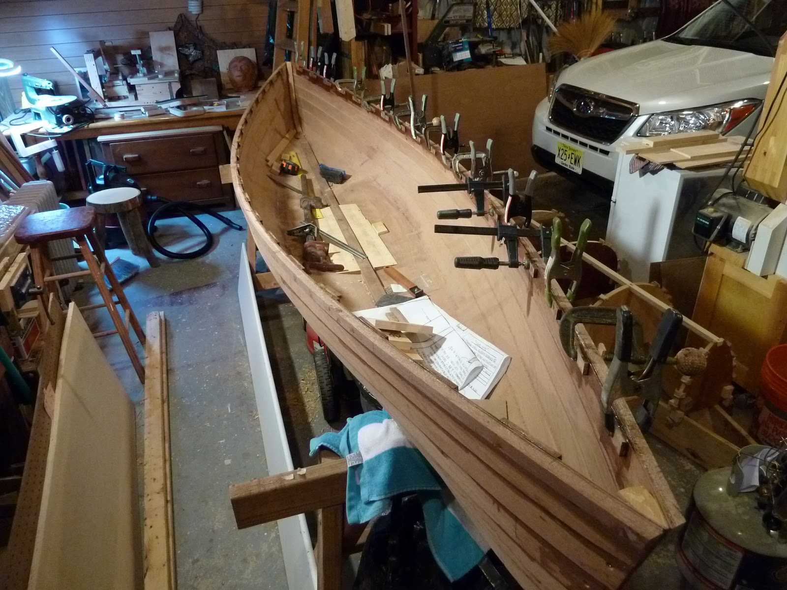 dave's notes and ideas: tom hill canoe project update