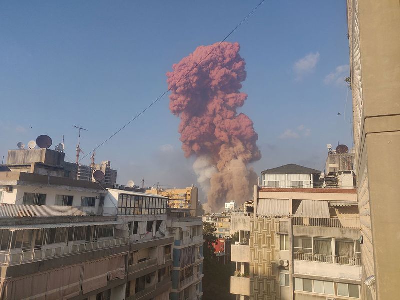 بالصور ... آثار انفجار بيروت